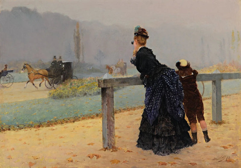 In Bois de Boulogne, Parijs - Giuseppe De Nittis