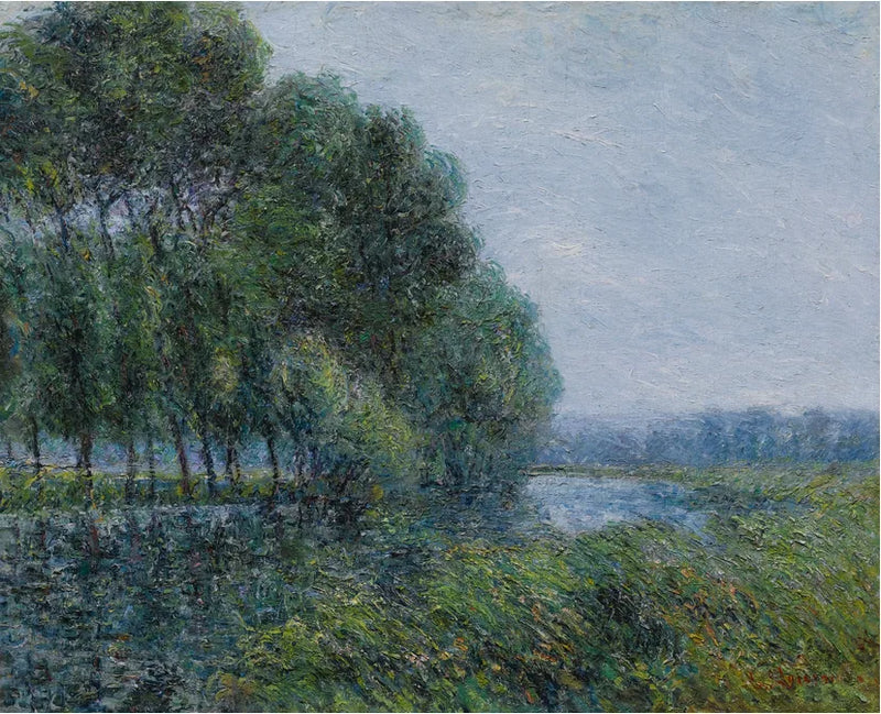 Aan de oever van de Eure in de lente - Gustave Loiseau