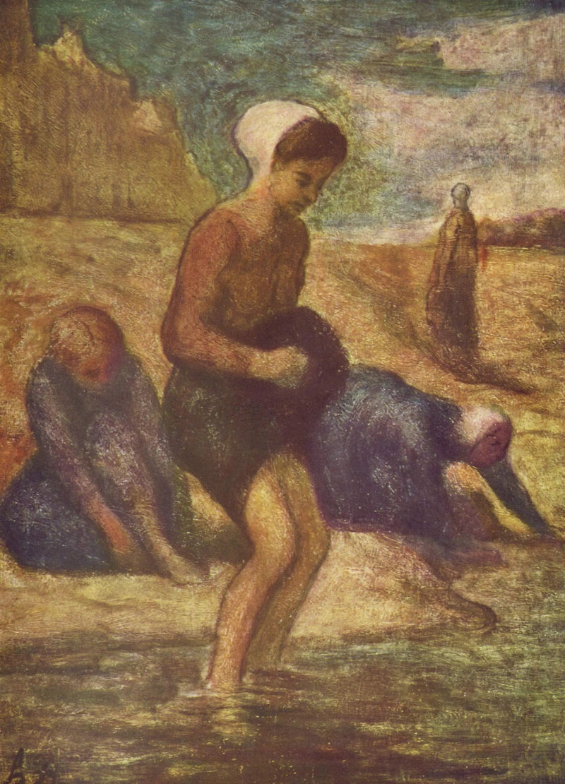 Aan de waterkant - Honoré Daumier