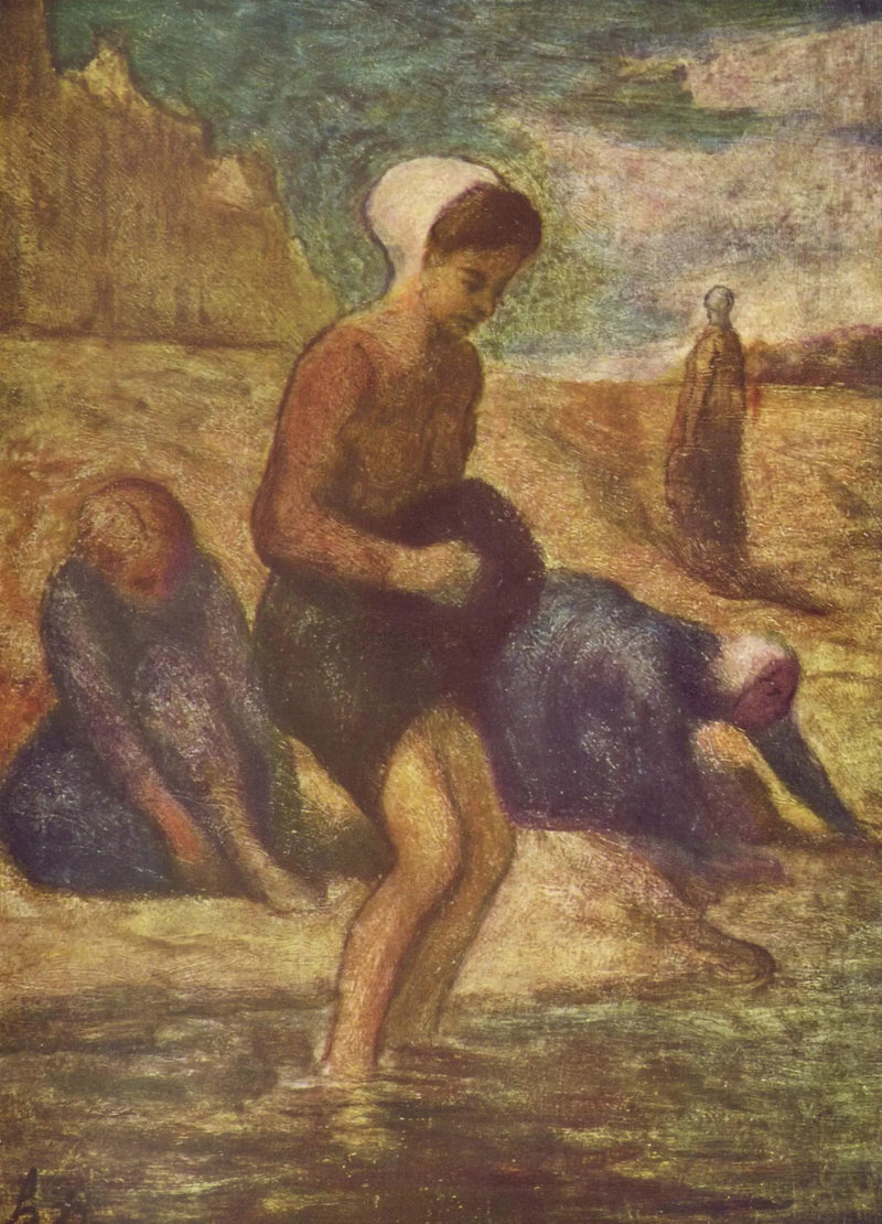 Aan de waterkant - Honoré Daumier