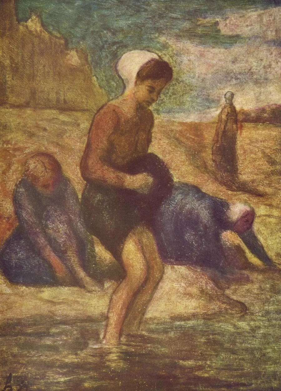 Aan de waterkant - Honoré Daumier