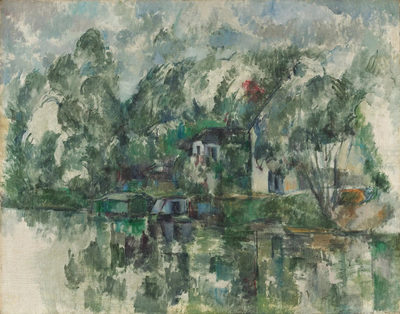 Aan de waterkant - Paul Cézanne