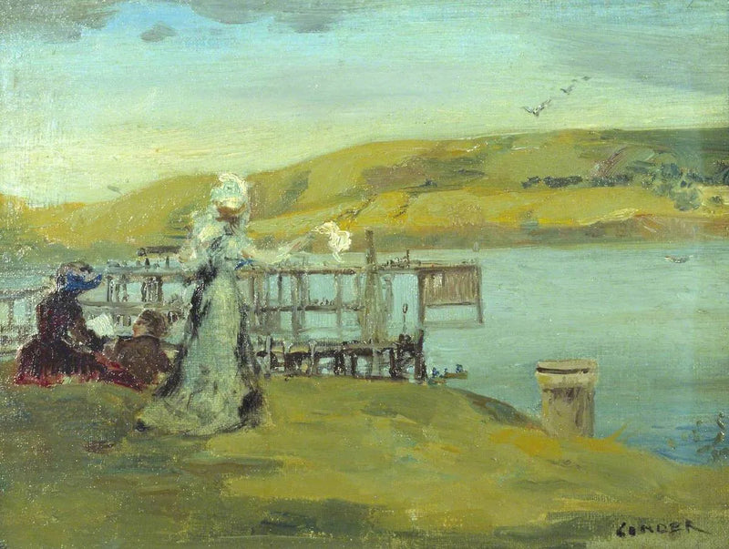 Aan de rand van de zee: Swanage - Charles Conder