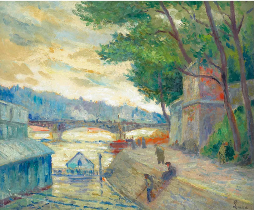 Aan de oever van de Seine - Maximilien Luce