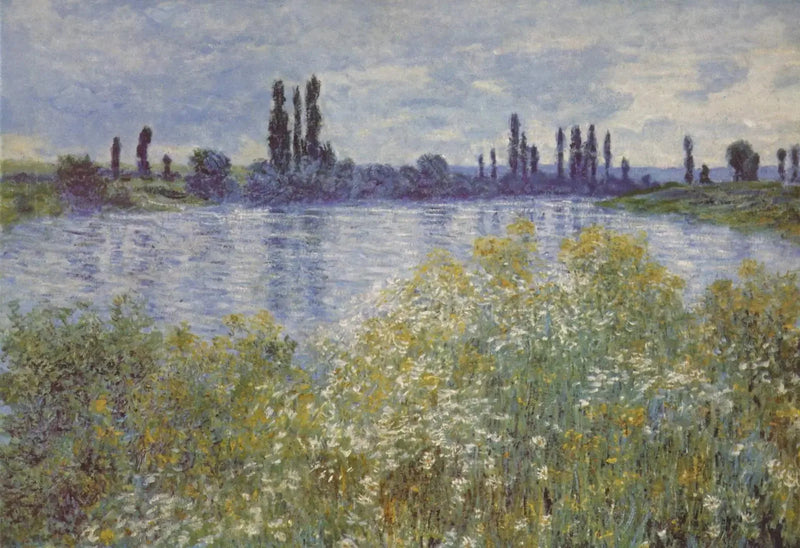 Aan de oever van de Seine, nabij Vétheuil - Claude Monet