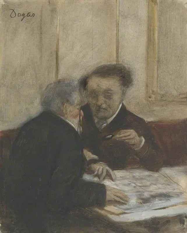 In Café Châteaudun - Edgar Degas