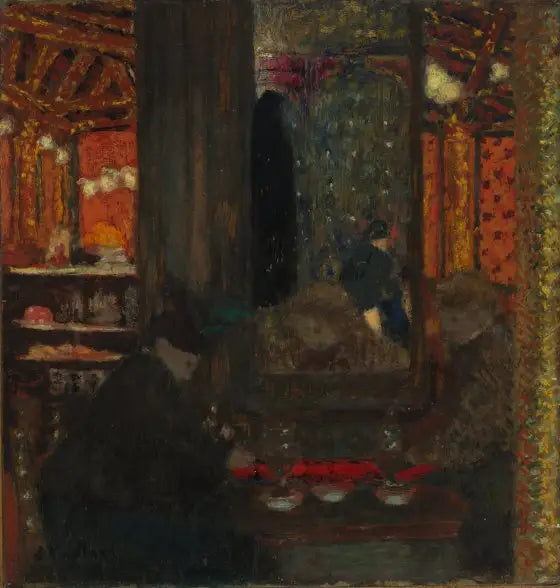 In Het Café - Édouard Vuillard