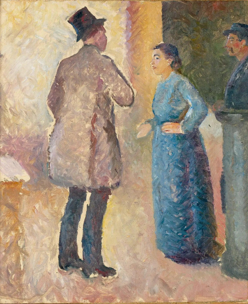 In het café - Edvard Munch