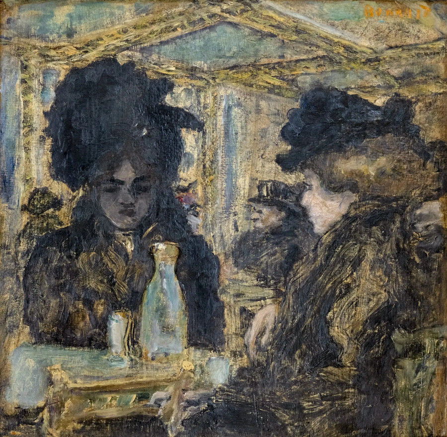 In het café - Pierre Bonnard