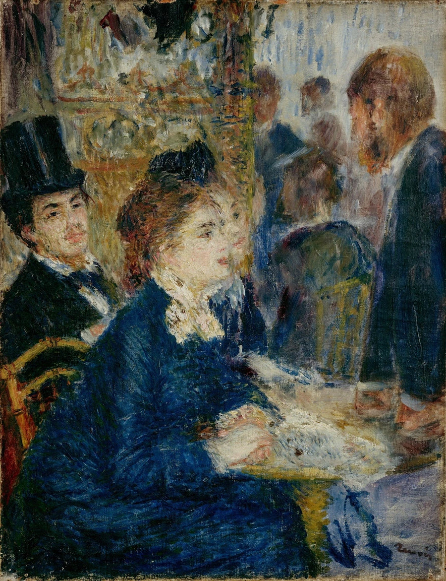 In het café - Pierre-Auguste Renoir