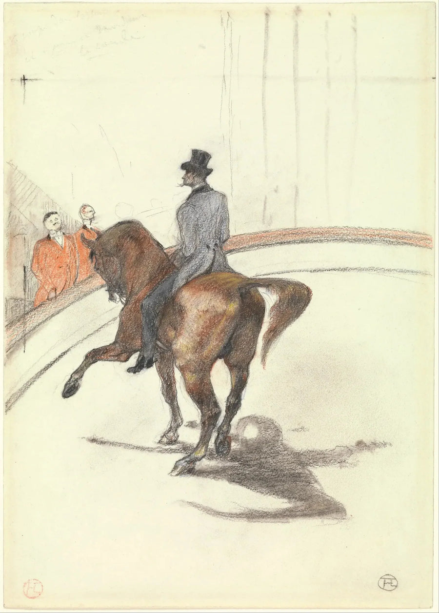 In de Circus: De Spaanse Pas - Henri de Toulouse-Lautrec