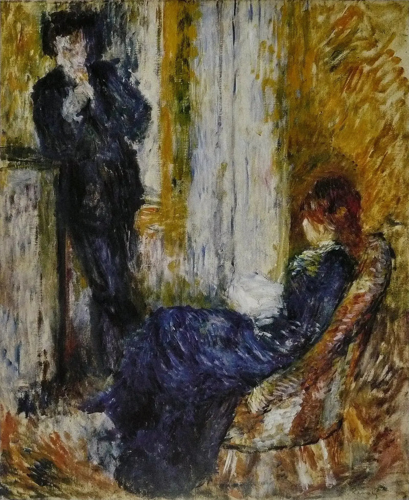 In de hoek van de open haard - Pierre-Auguste Renoir