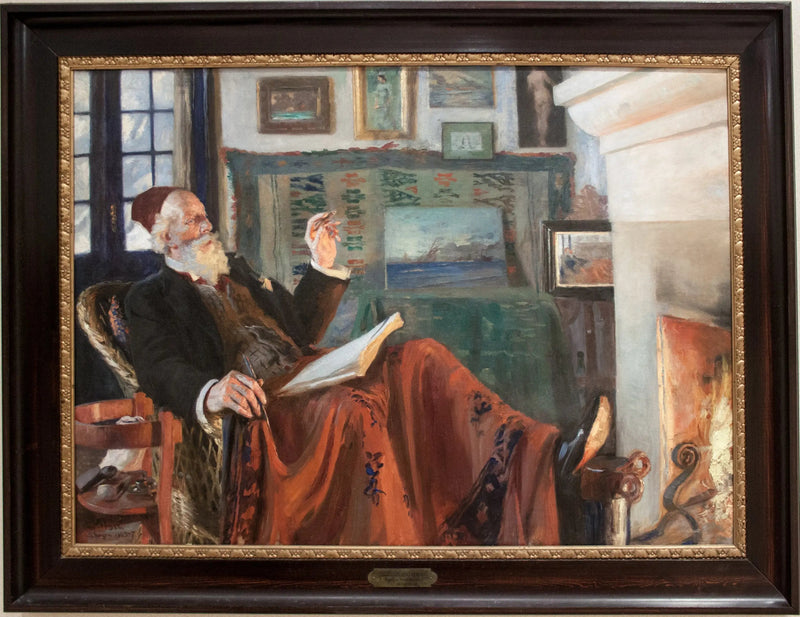Aan de haard - Peder Severin Krøyer