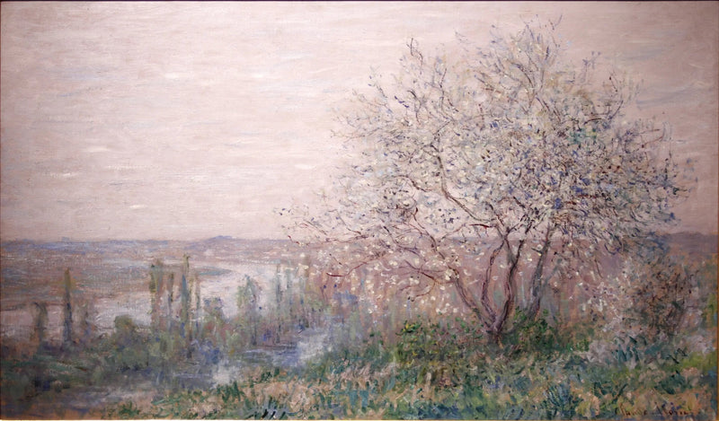 Boven Vétheuil, lente-effect - Claude Monet