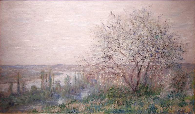 Boven Vétheuil, lente-effect - Claude Monet