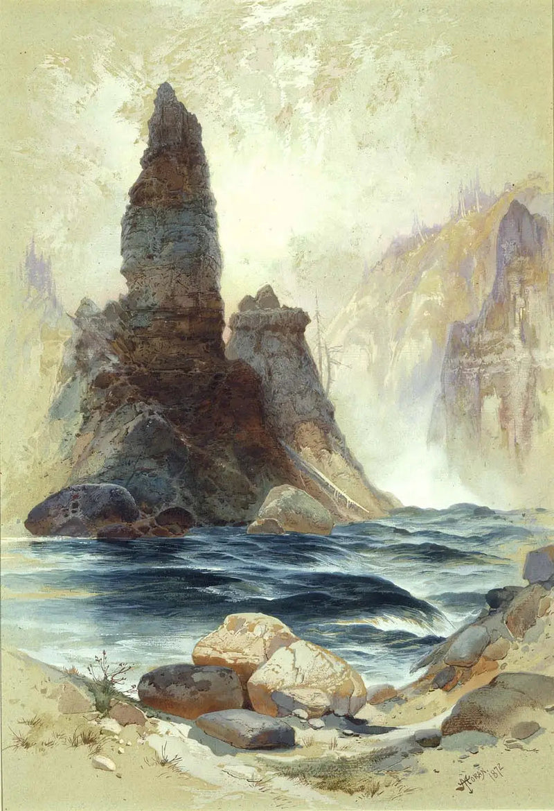Reproductie van een schilderij van Thomas Moran - Boven de watervallen van de toren, Yellowstone

Source:
Au-dessus des chutes Tower, Yellowstone - Thomas Moran