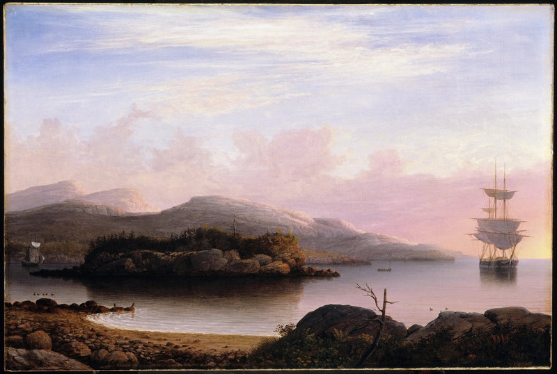 Voor de kust van het eiland van de Dorre Eilanden - Fitz Henry Lane

Source:
Au large de l'île des Monts Déserts - Fitz Henry Lane