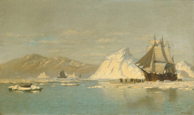 Voor de kust van Groenland — Walvisvaarder op zoek naar vrije wateren - William Bradford

Source:
Au large du Groenland — Baleinier en quête d'eaux libres - William Bradford