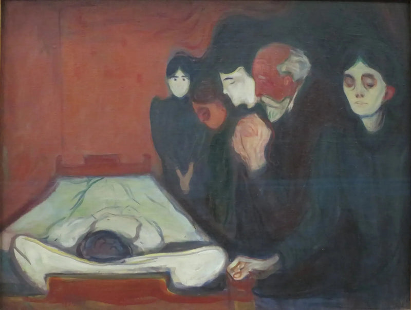 Aan het sterfbed - Edvard Munch
