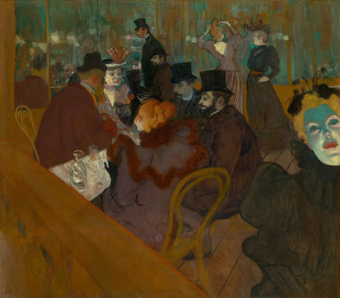 Bij de Moulin-Rouge - Henri de Toulouse-Lautrec