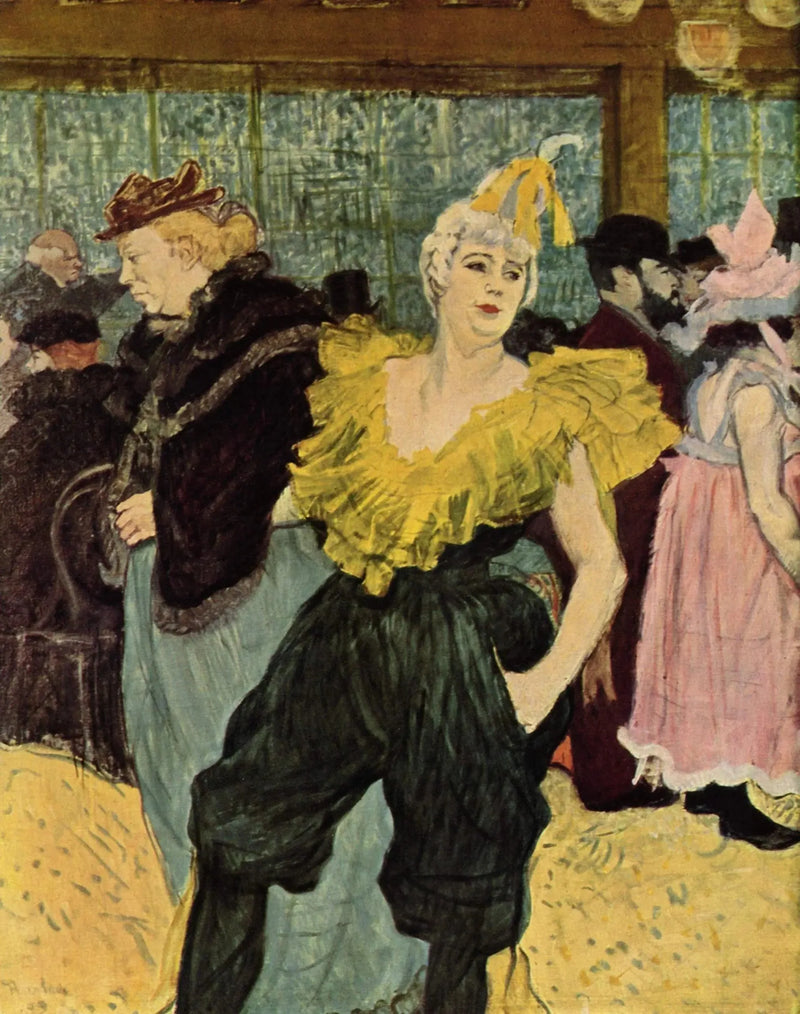 Bij de Moulin-Rouge: De clowneske Cha-U-Kao - Henri de Toulouse-Lautrec