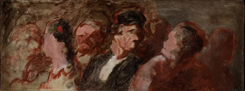 In het Paleis van Justitie - Honoré Daumier