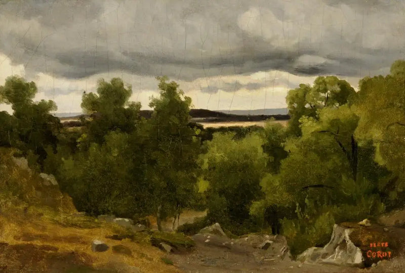 Au Petit Chaville - Jean-Baptiste Camille Corot
