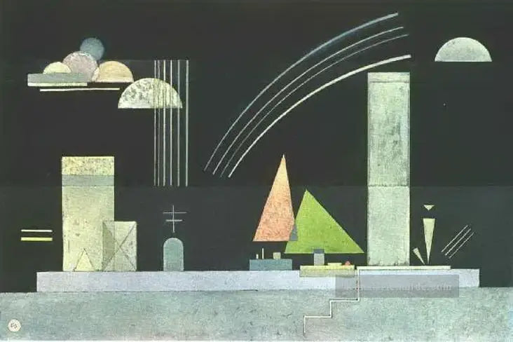 In rust - Vassily Kandinsky