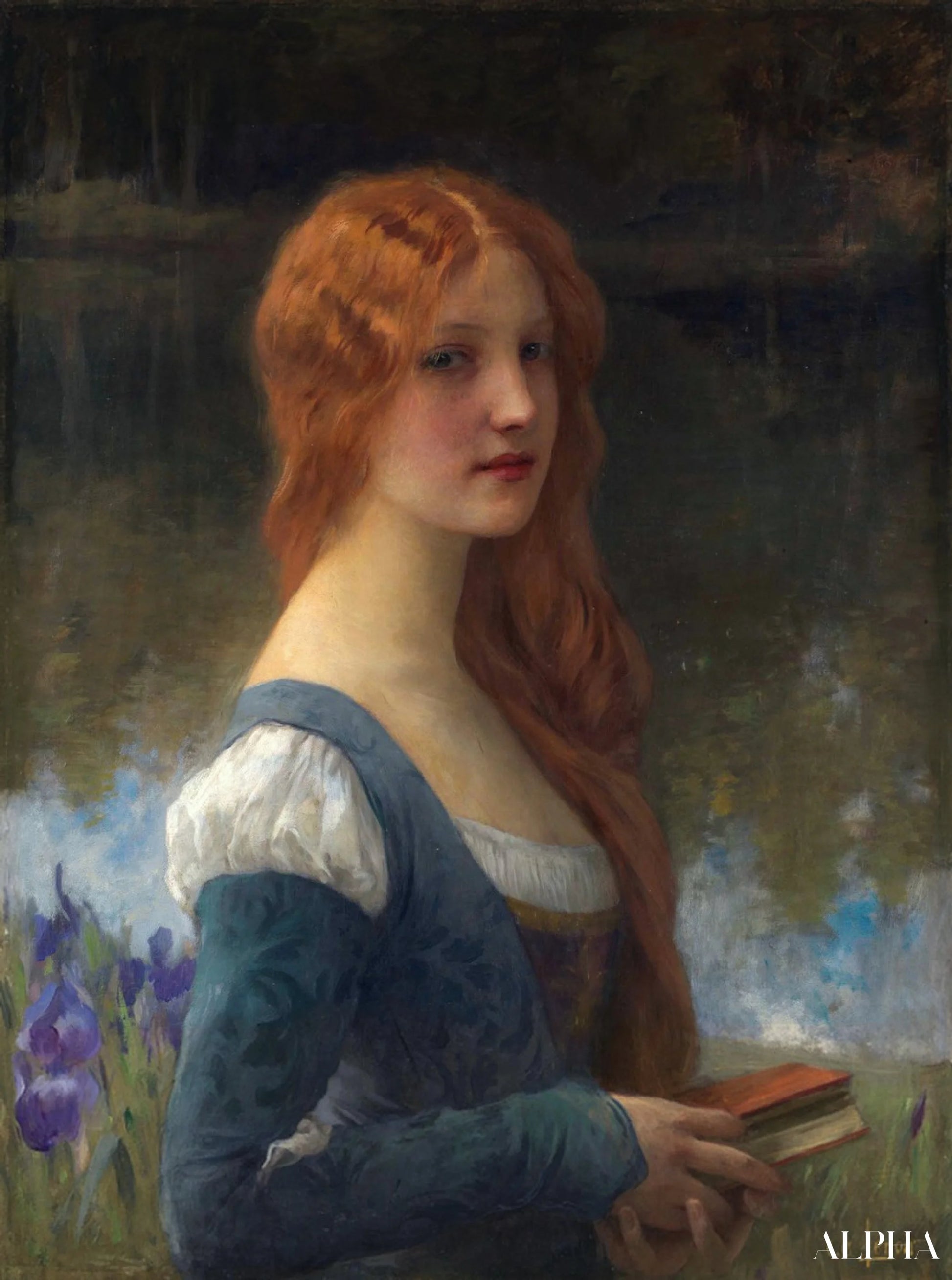 'Bij de terugkeer van de verloren tijd - Charles-Amable Lenoir - Reproducties van schilderijen en hoogwaardige schilderijen'