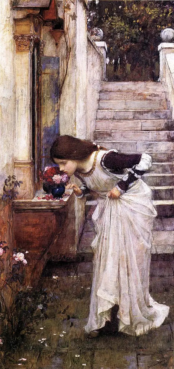 In het heiligdom - John William Waterhouse