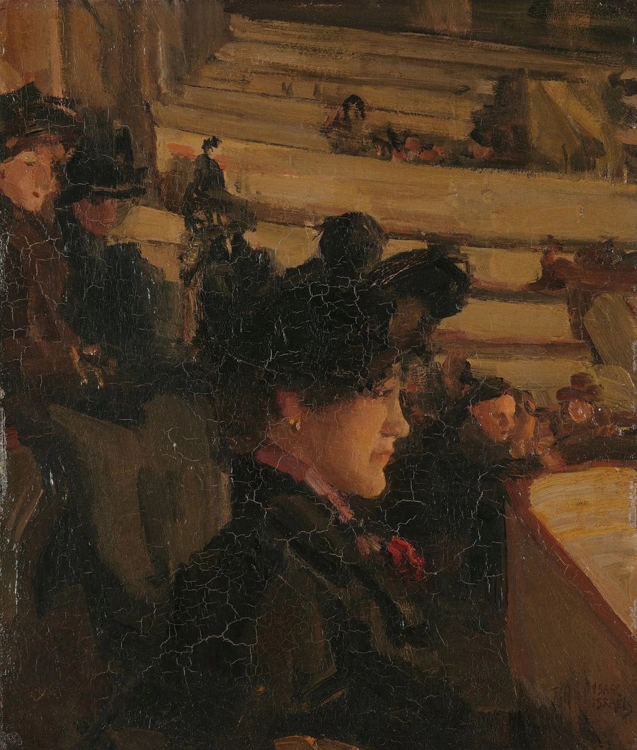 In het theater - Isaac Israëls