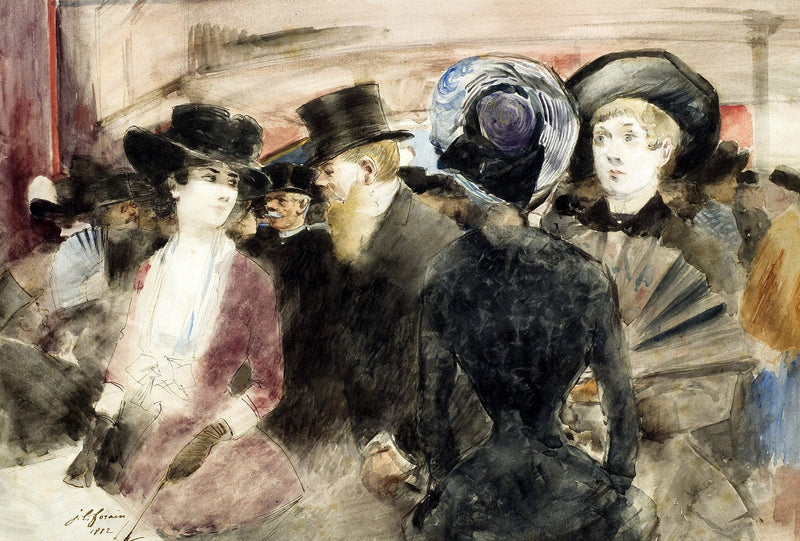 In het Theater. - Jean-Louis Forain
