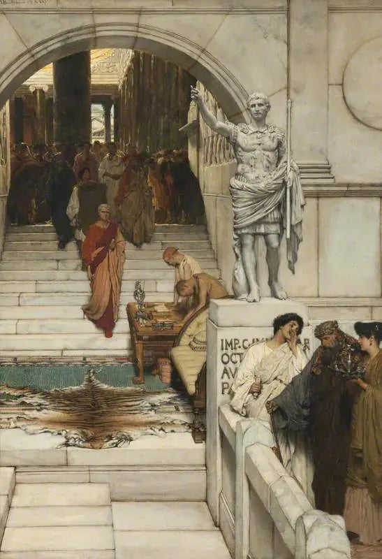 Portret met Agrippa - Lawrence Alma-Tadema