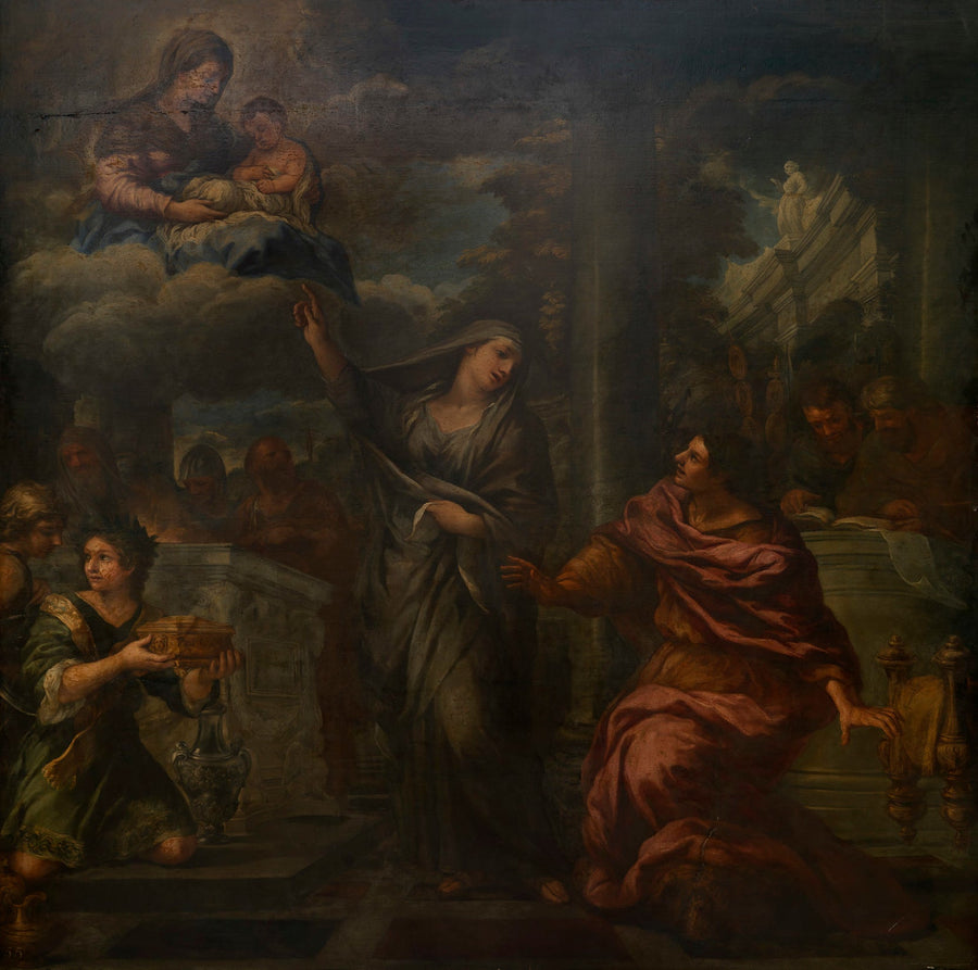 Auguste en de Tiburtijnse Sibylle - Pietro da Cortona
