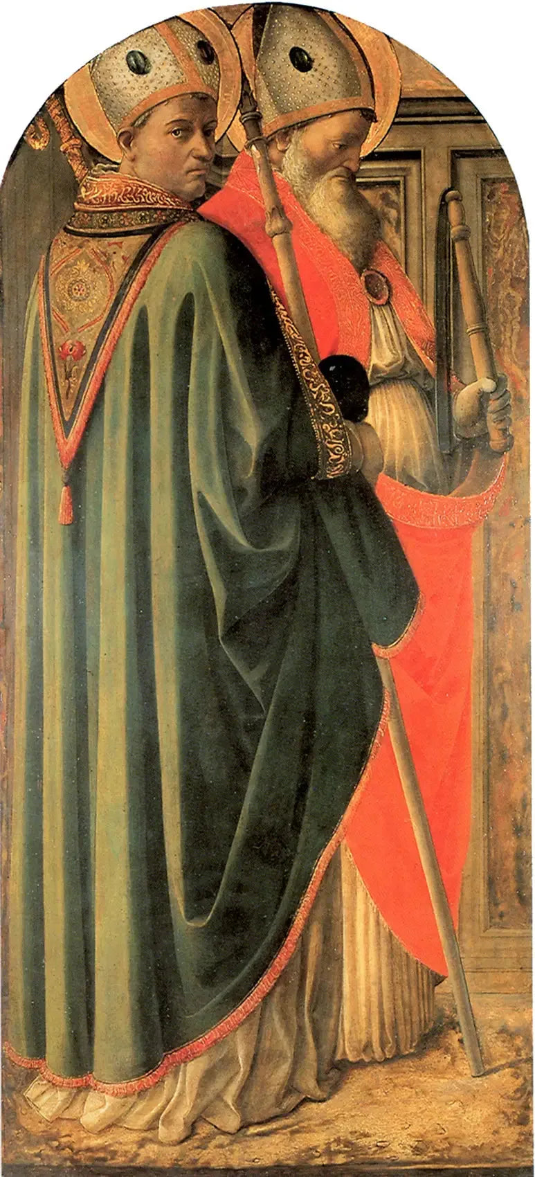 Augustinus en Ambrosius, Kerkvaders - Fra Filippo Lippi