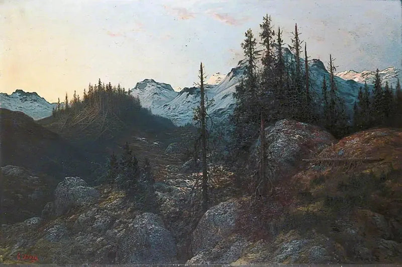 Aurore. Herinnering aan de Alpen - Gustave Doré