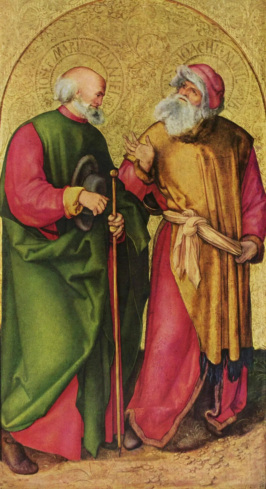 Altaar van Jabach: Heilige Jozef en Joachim - Albrecht Dürer