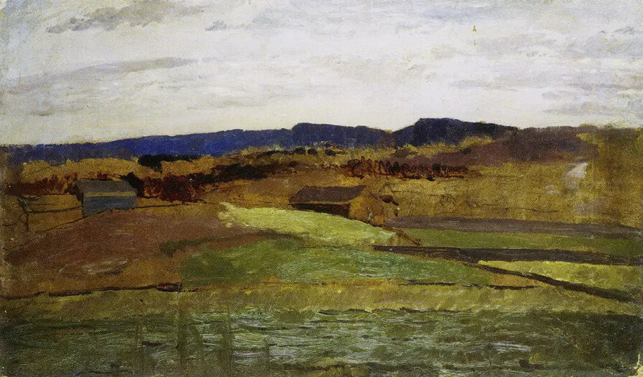 Herfst in Asker - Edvard Munch
