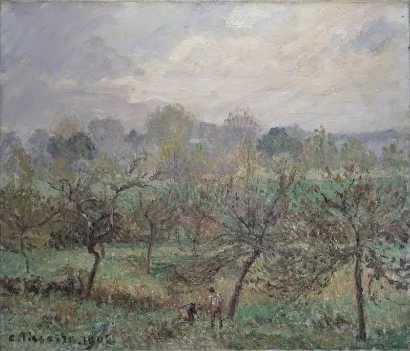 Herfst, Ochtendnevel, Éragny-sur-Epte - Camille Pissarro