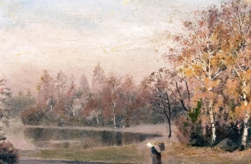 Herfst in het bos - Edvard Munch