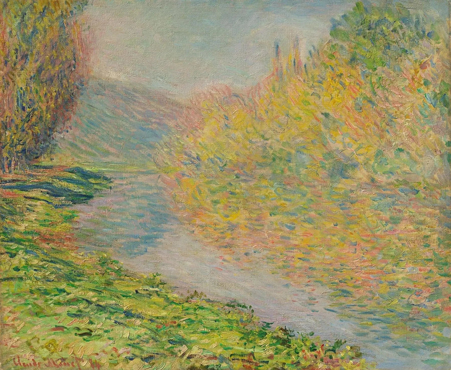 Herfst in Jeufosse W916 - Claude Monet