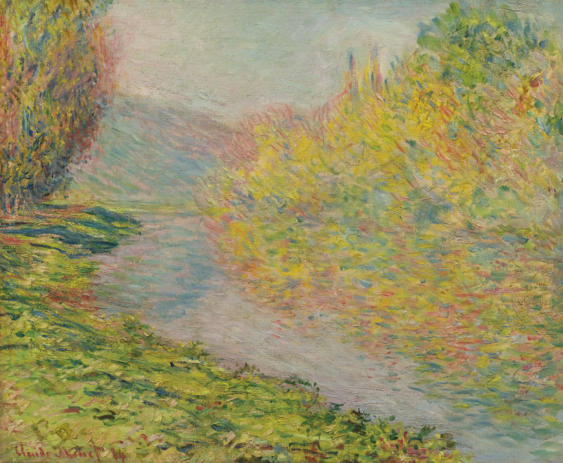 Herfst in Jeufosse W916 - Claude Monet