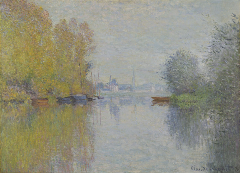 Herfst op de Seine, Argenteuil W291 - Claude Monet