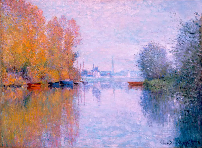 Herfst aan de Seine, Argenteuil - Claude Monet