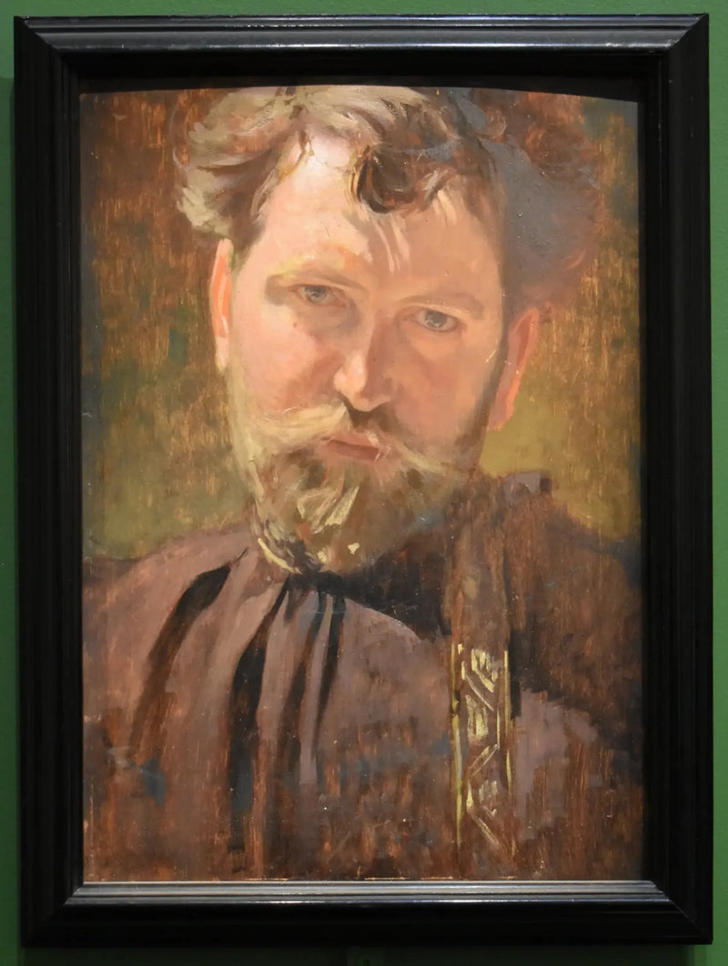Zelfportret (1899) - Alphonse Mucha