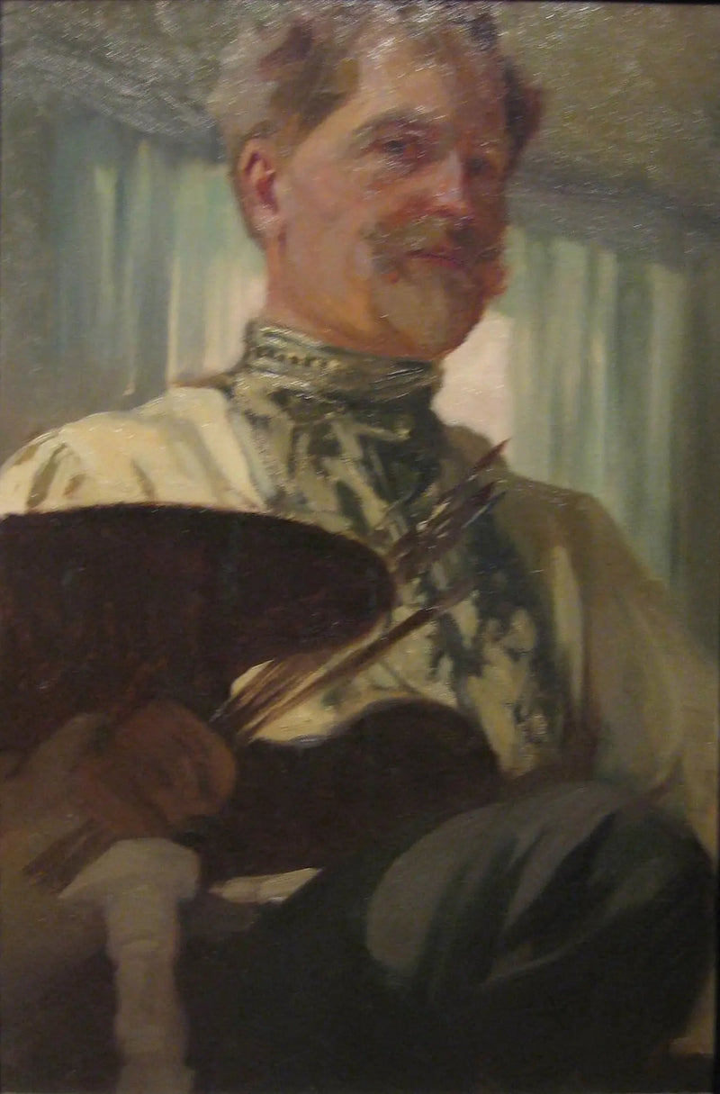 Zelfportret (1907) - Alphonse Mucha