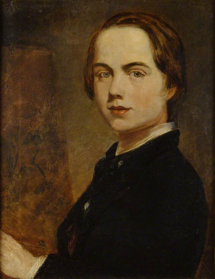 Zelfportret op 14-jarige leeftijd - William Holman Hunt