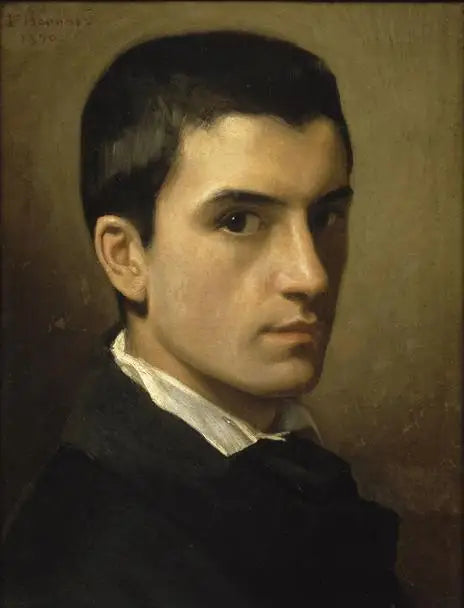 Zelfportret op 17-jarige leeftijd - Léon Bonnat