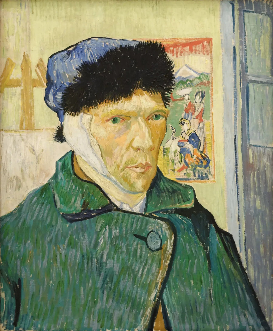 Autoportrait à l'oreille bandée - Vincent van Gogh image 1 tableau peint à l’huile sur toile