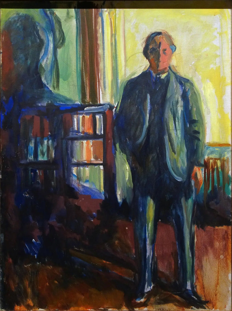 Zelfportret met hand in de zak - Edvard Munch